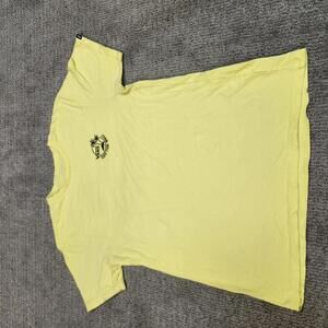 Vans T Shirt Yellow Men's Size Medium Short Sleeve Slim Fit